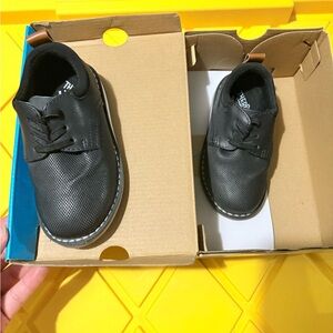 Classic Black Kids Dress Shoes